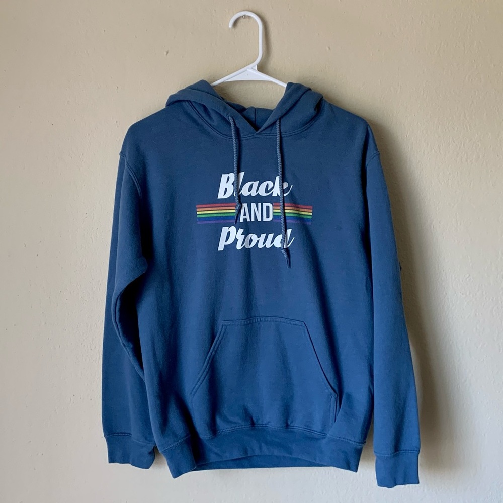 Heather Blue Pride Hoodie